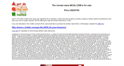 Desktop Screenshot of mcdl.com